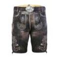 Kurze Wildbock Lederhose Alex