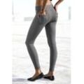 LASCANA Leggings grau Gr. 32/34 für Damen