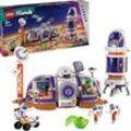 LEGO Friends 42605 Mars-Raumbasis mit Rakete Bausatz, Mehrfarbig