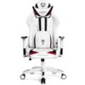 Diablo - X-Ray Gaming Stuhl Computerstuhl ergonomischer Bürostuhl Gamer Chair Schreibtischstuhl Weiß: King Size