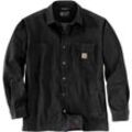 Carhartt Canvas-Fleece, Hemd/Jacke Schwarz (N04) L male