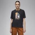 Jordan Damen-T-Shirt mit Collage - Schwarz