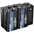 Ansmann Lithium Industrial 6LR61 9 V Block-Batterie Lithium 1200 mAh 9 V 5 St.