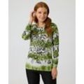 Pullover mit Tropical-Print