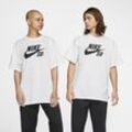 Nike SB Skateboard-T-Shirt mit Logo - Weiß