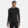 Nike Strike Dri-FIT-Fußballoberteil mit Rundhalsausschnitt für Damen - Schwarz