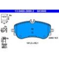 ATE Bremsbelagsatz, Scheibenbremse hinten rechts links mit Zubehör für VAG 2H6698451 2N0698451 2H6698451A 13.0460-3880.2
