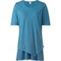 Baumwoll-Shirt, Streifen blau, 48/50