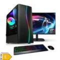 PC Set mit 27 Zoll TFT Allround AMD Ryzen 5 5600GT, 32GB DDR4, AMD Vega Grafik, 2TB SSD, 2TB HDD, WLAN, Windows 11