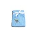 Cangaroo Babydecke Freya, Größe 80 x 110 cm kuschelige Babydecke aus Fleece blau