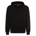 BOSS Orange Kapuzenpullover Herren Baumwolle, schwarz