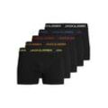 Jack & Jones Boxershorts Boxershorts 5er-Pack Basic Set Trunks Unterhosen JACBLACK (5-St) 6951 in Schwarz, schwarz