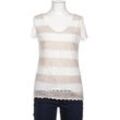 Comma Damen Bluse, beige, Gr. 34