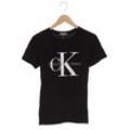 Calvin Klein Jeans Damen T-Shirt, schwarz, Gr. 36