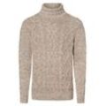 Ragman Pullover Herren Baumwolle meliert, beige