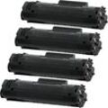 4 Ampertec Toner ersetzt Canon Cartridge FX-10 schwarz