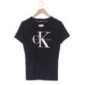 Calvin Klein Jeans Damen T-Shirt, schwarz, Gr. 34