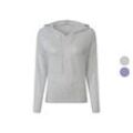 esmara® Damen Gerippter Pullover mit Kapuze