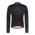 VERTEX Long Sleeves Jersey Printed, Black/ Gray Line