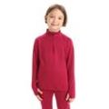 Icebreaker Merino 260 Tech Half Zip Langarmshirt - Cherry - Größe 02