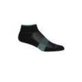 Icebreaker Merino Multisport Light Socken Mini - Frau - Black/sage - Größe L