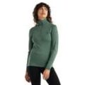 Icebreaker Merino 200 Oasis Thermo-Langarmshirt mit halblangem Reißverschluss - Frau - Sage - Größe M