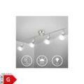 LED Deckenleuchte, matt-nickel, 4xLED/GU10/5W