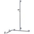 Keuco Duschhandlauf Plan Care 34915176611 mit Brausestange,600/600/1100mm,Alu silber-elox/vc