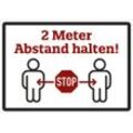 Hinweisschild – Abstand halten - kaiserkraft