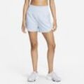 Nike One Dri-FIT Shorts mit Futter und besonders hohem Taillenbund für Damen (ca. 7,5 cm) - Blau