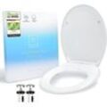 Benkstein WC-Sitz Premium Klodeckel antibakteriell- WC Deckel 2x Quick-Release