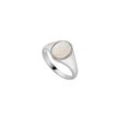 Opal Dream Signet Ring Silver