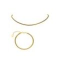 Avenue Snake Chain Set Gold