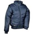 Cofra - 2 in 1 Winter-Steppjacke mit Kapuze blau xxxl - Blau