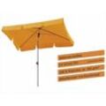 Schneider Sonnenschirm Locarno mandarine 180x120cm Gartenschirm UV-Schutz 50+