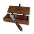 Gense - Old Farmer Steak Messer XL, Holz / Stahl (4er-Set)