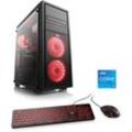 CSL Gaming-PC "Speed V25323", schwarz, Microsoft Windows 11 Home (64 Bit), 32 GB RAM 1000 GB SSD, Computer