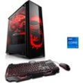 CSL Gaming-PC "HydroX V7110 MSI Dragon Advanced Edition" Computer Gr. Microsoft Windows 10 Home (64 Bit), 16 GB RAM 500 GB SSD, schwarz Gaming PCs