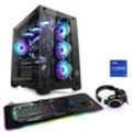 CSL Gaming-PC "Aqueon C94318 Extreme Edition", Computer, schwarz, Microsoft Windows 11 Home (64 Bit), 32 GB RAM 1000 GB SSD