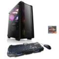 CSL Gaming-PC "HydroX V28610", Computer, schwarz, Microsoft Windows 11 Home (64 Bit), 16 GB RAM 1000 GB SSD