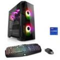 CSL Gaming-PC "Aqueon C99384 Extreme Edition", schwarz, Windows 11 Home,64bit, 32 GB RAM 2000 GB SSD, Computer