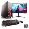 CSL Gaming-PC-Komplettsystem "HydroX V28321", F (A-G), schwarz, Microsoft Windows 11 Home (64 Bit), 32 GB RAM 1000 GB SSD, Computer-Komplettsysteme