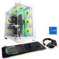 CSL Gaming-PC "Aqueon C77341 Advanced Edition", weiß, Microsoft Windows 11 Home (64 Bit), 32 GB RAM 2000 GB SSD, Computer