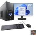 F (A bis G) CSL Gaming-PC-Komplettsystem "Sprint V28884" Computer-Komplettsysteme Gr. Microsoft Windows 11 Home (64 Bit), 8 GB RAM 500 GB SSD, schwarz