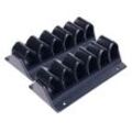 Dataflex Kabelwelle, 2er-Set, schwarz