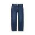TOM TAILOR Jungen Straight Jeans mit recycelter Baumwolle, blau, Uni, Gr. 158