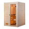 weka Massivholz-Sauna VALIDA Gr. 1 Sparset 4,5 kW OS inkl. digitaler Steuerung, Glastür