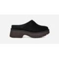 UGG® New Heights Clog für Damen | UGG® EU in Black, Größe 37, Veloursleder