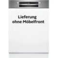 BOSCH teilintegrierbarer Geschirrspüler Serie 6, SMI6YAS02E, 13 Maßgedecke, weiß