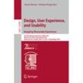 Design, User Experience, and Usability: Designing Pleasurable Experiences, Kartoniert (TB)